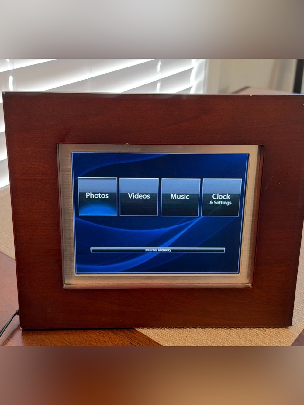Brown Digital Media Receiver with Touchscreen Display